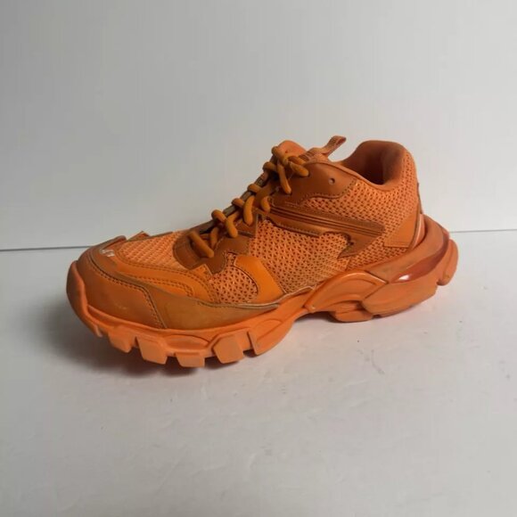 Balenciaga Mens Track 3 Sneaker Orange Size US8 EU41 - Picture 2 of 5